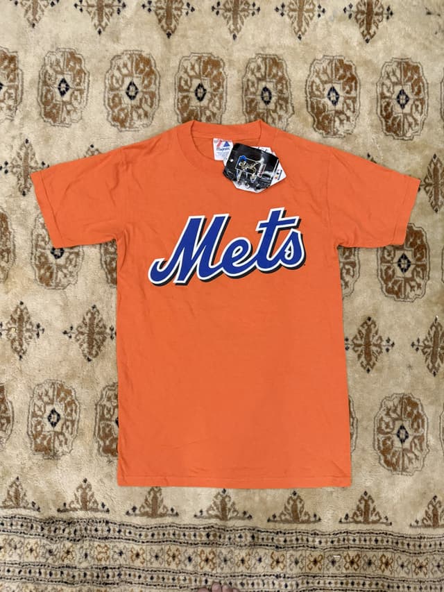 Official New York Mets Orange T-Shirt (S)