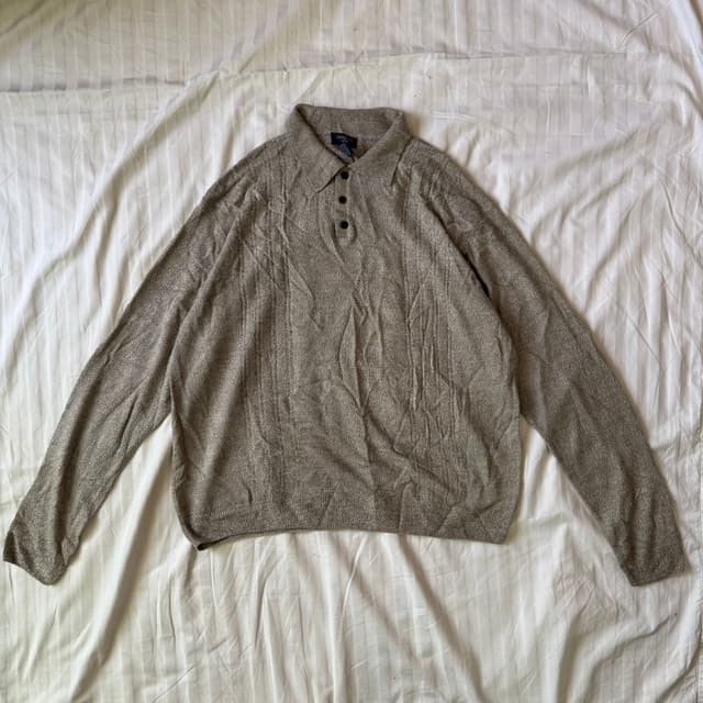 Dockers Oatmeal Polo Sweater size extra large (XL)