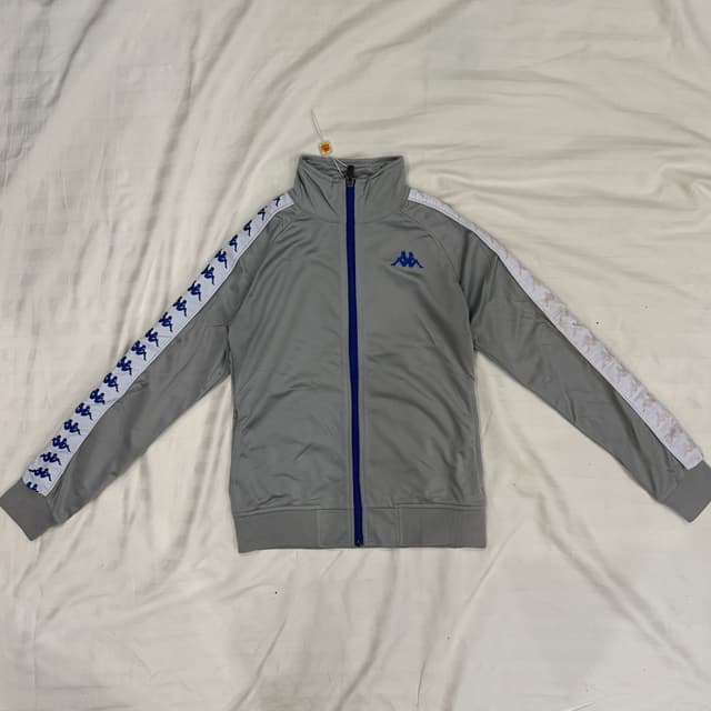 Kappa 222 Banda Gray Track Jacket - Size XS