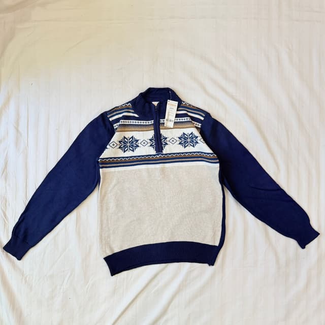 Nordic Nightfall Quarter-Zip Size: XS (fits like a kids’ L 10–12; adult petite XS)